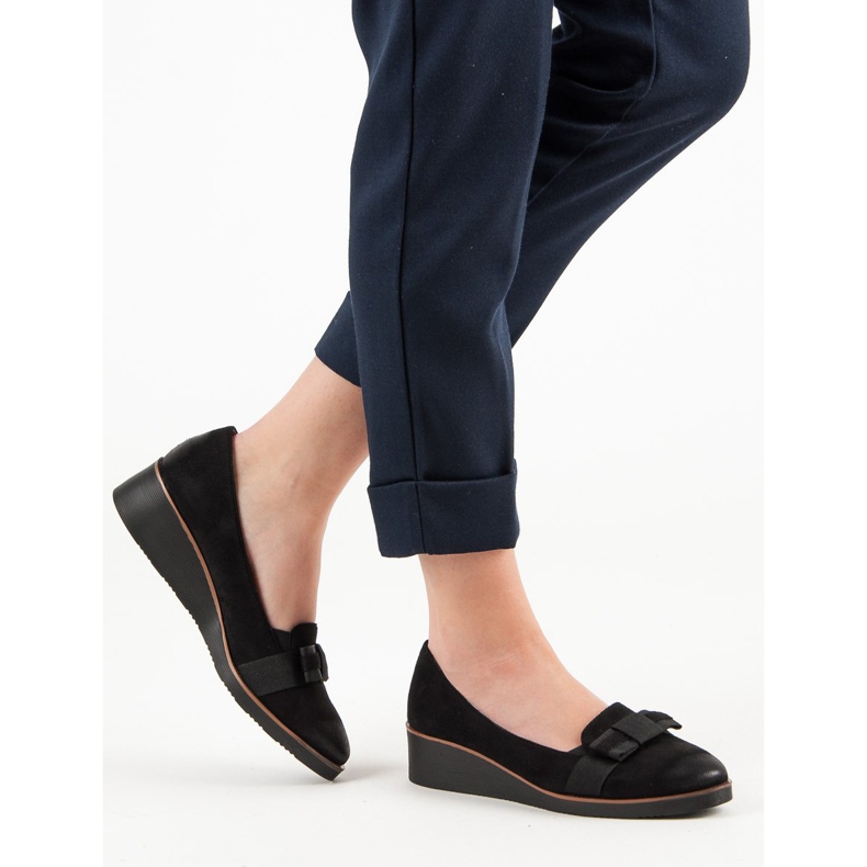 Escarpins à nœud VINCEZA noir 2