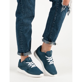 Ax Boxing Chaussures de sport textiles bleu 1