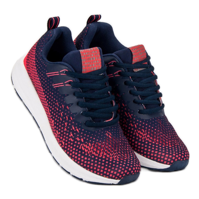 Ax Boxing Chaussures de sport confortables bleu rouge 1 Ax Boxing Chaussures de sport confortables bleu rouge 1