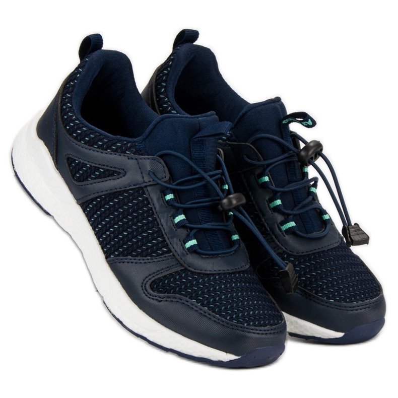 Ax Boxing Chaussures de sport avec cordon de serrage bleu 2 Ax Boxing Chaussures de sport avec cordon de serrage bleu 2