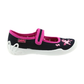 Chaussures enfant Befado 114X323 rose bleu marin 1