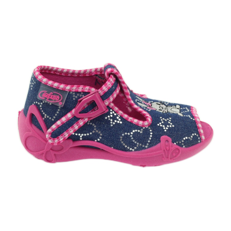 Chaussures enfant Befado 213P106 bleu rose 1