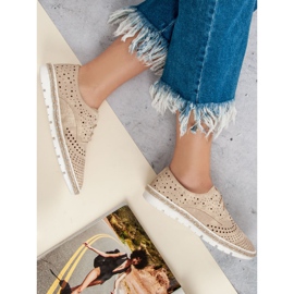 Kylie Espadrilles ajourées beige 9