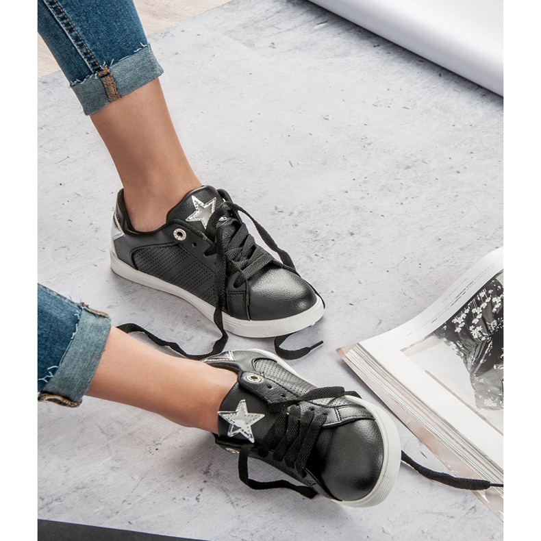 Chaussures de sport basses le noir gris 1