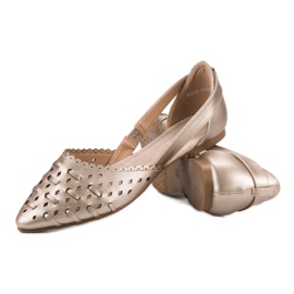 Ballerines élégantes VINCEZA jaune 5