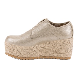 Corina Espadrilles à la mode à la mode jaune 3