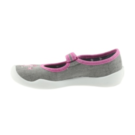 Pantoufles Befado chaussures pour enfants 114X325 Soft-B semelle gris rose 2
