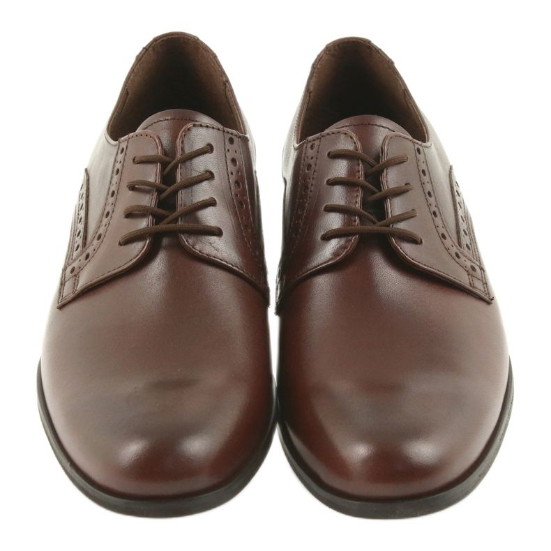 Tur Chaussures en cuir masculin 388 marron brun 3