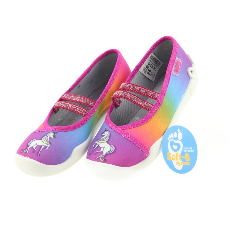 Befado chaussons chaussures pour enfants 116X249 Soft-B multicolore 5