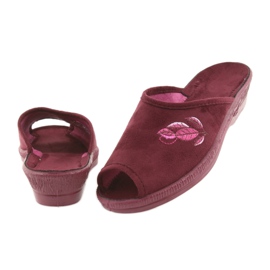 Pantoufles Befado chaussures pour femmes pu 581D193 pantoufles rouge 4 Pantoufles Befado chaussures pour femmes pu 581D193 pantoufles rouge 4