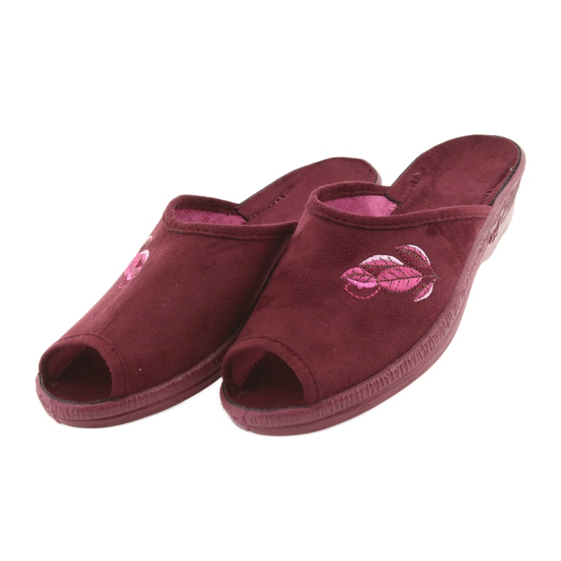 Pantoufles Befado chaussures pour femmes pu 581D193 pantoufles rouge 3 Pantoufles Befado chaussures pour femmes pu 581D193 pantoufles rouge 3