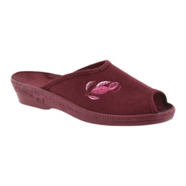 Pantoufles Befado chaussures pour femmes pu 581D193 pantoufles rouge 1 Pantoufles Befado chaussures pour femmes pu 581D193 pantoufles rouge 1