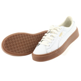 Puma Chaussure pour femme Basket Platform Core W 001 blanc 4