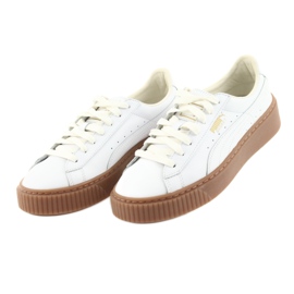 Puma Chaussure pour femme Basket Platform Core W 001 blanc 3