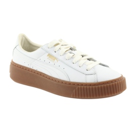 Puma Chaussure pour femme Basket Platform Core W 001 blanc 1