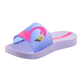 Chaussons pour enfants Flaming Ipanema 26325 violet bleu rose 2
