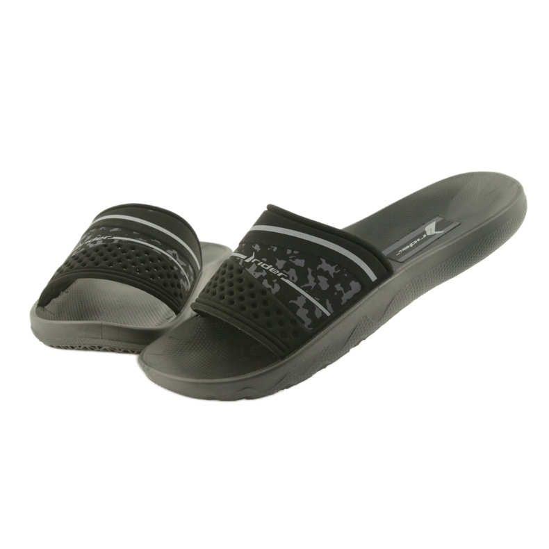 Chaussons de loisirs pour hommes Rider 82499 noir 4