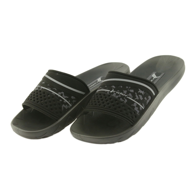 Chaussons de loisirs pour hommes Rider 82499 noir 3
