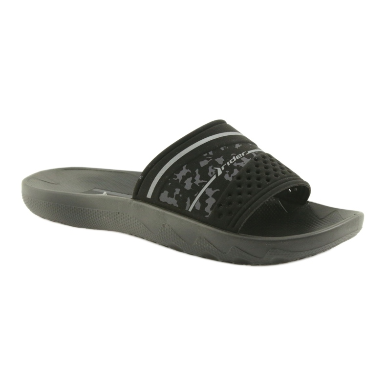 Chaussons de loisirs pour hommes Rider 82499 noir 1