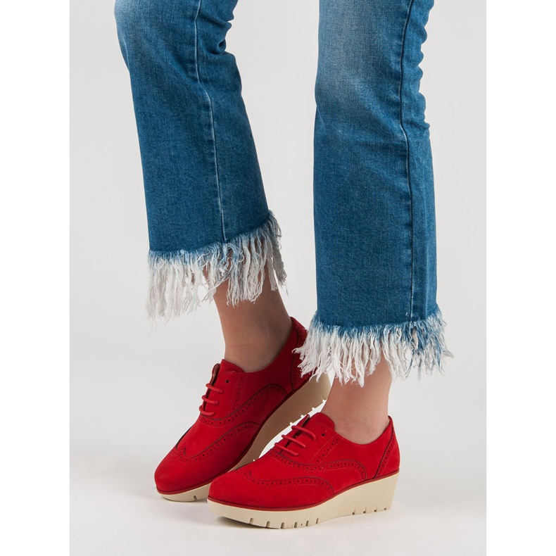 Corina Chaussures compensées rouges 1 Corina Chaussures compensées rouges 1