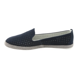Filippo Espadrilles ballerines femme Lordsy F 081 bleu marine 2