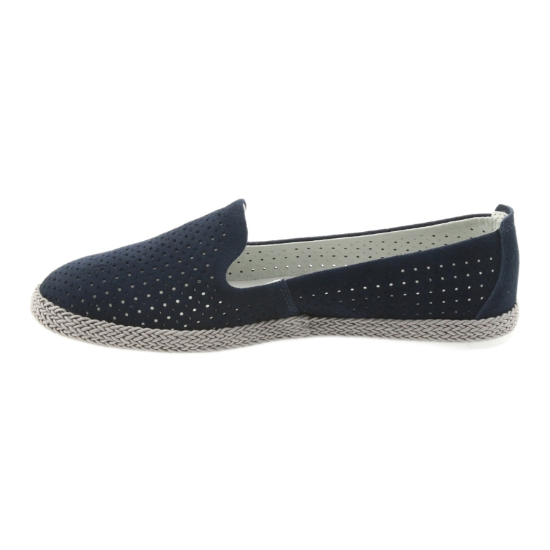 Filippo Espadrilles ballerines femme Lordsy F 081 bleu marin 2