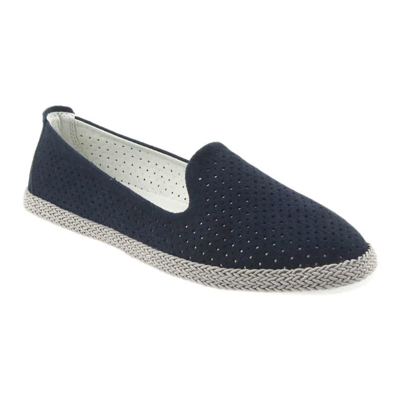 Filippo Espadrilles ballerines femme Lordsy F 081 bleu marin 1