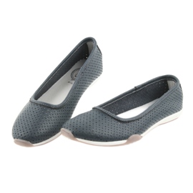 Ballerines ajourées bleu marine Filippo 089 3