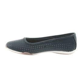 Ballerines ajourées bleu marine Filippo 089 2