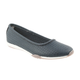 Ballerines ajourées bleu marine Filippo 089 1