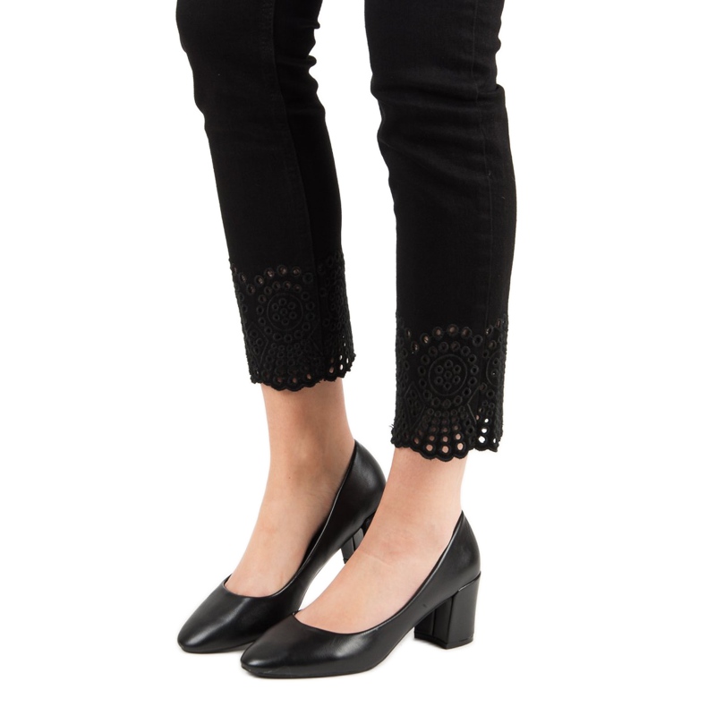 Ideal Shoes Escarpins noirs classiques 1