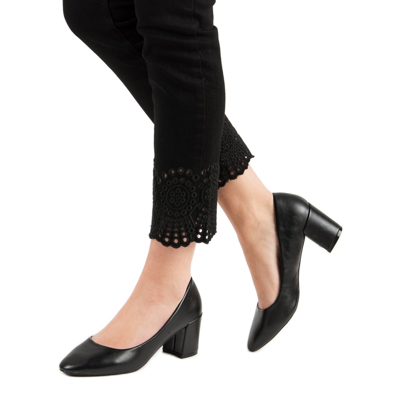 Ideal Shoes Escarpins noirs classiques le noir 2