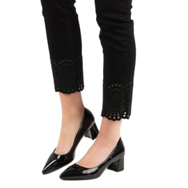 Diamantique Escarpins noirs élégants le noir 1 Diamantique Escarpins noirs élégants le noir 1