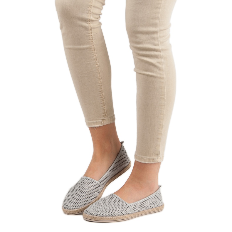 Sweet Shoes Espadrilles Gris Clair 1
