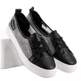 Baskets en maille MCKEYLOR le noir 2