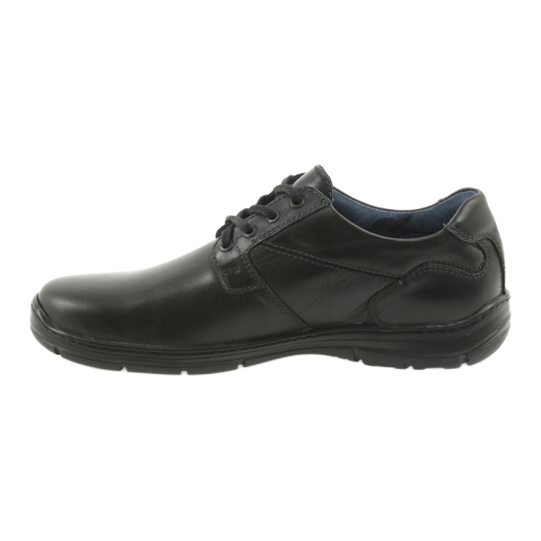 Badura chaussures noires pour hommes confort 3509 2