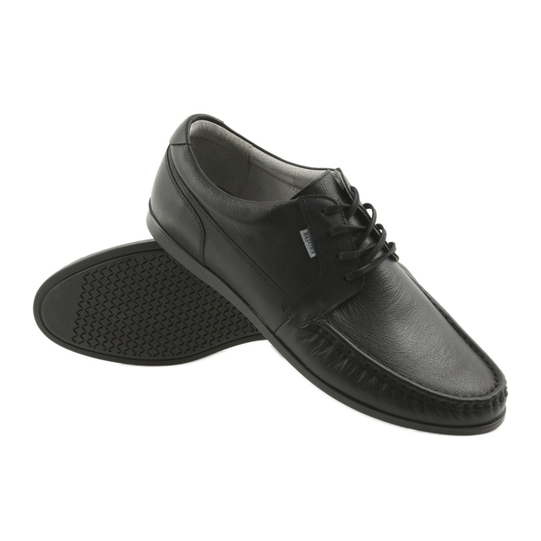 Mocassins homme Badura noirs noués 3175 5