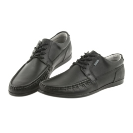Mocassins homme Badura noirs noués 3175 le noir 3 Mocassins homme Badura noirs noués 3175 le noir 3