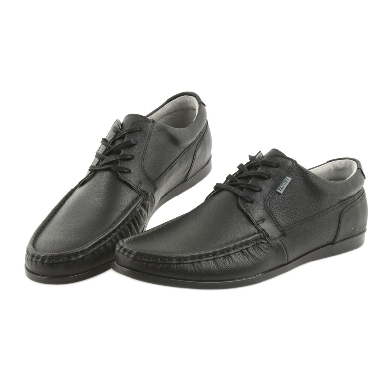 Mocassins homme Badura noirs noués 3175 le noir 3 Mocassins homme Badura noirs noués 3175 le noir 3