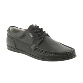 Mocassins homme Badura noirs noués 3175 le noir 1 Mocassins homme Badura noirs noués 3175 le noir 1