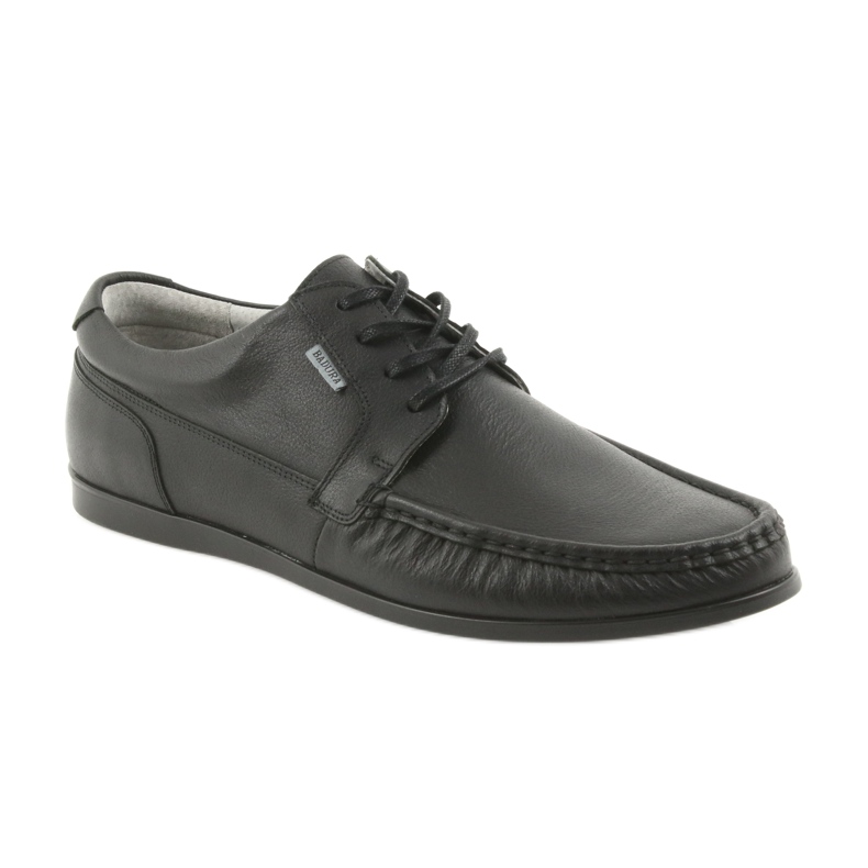 Mocassins homme Badura noirs noués 3175 1