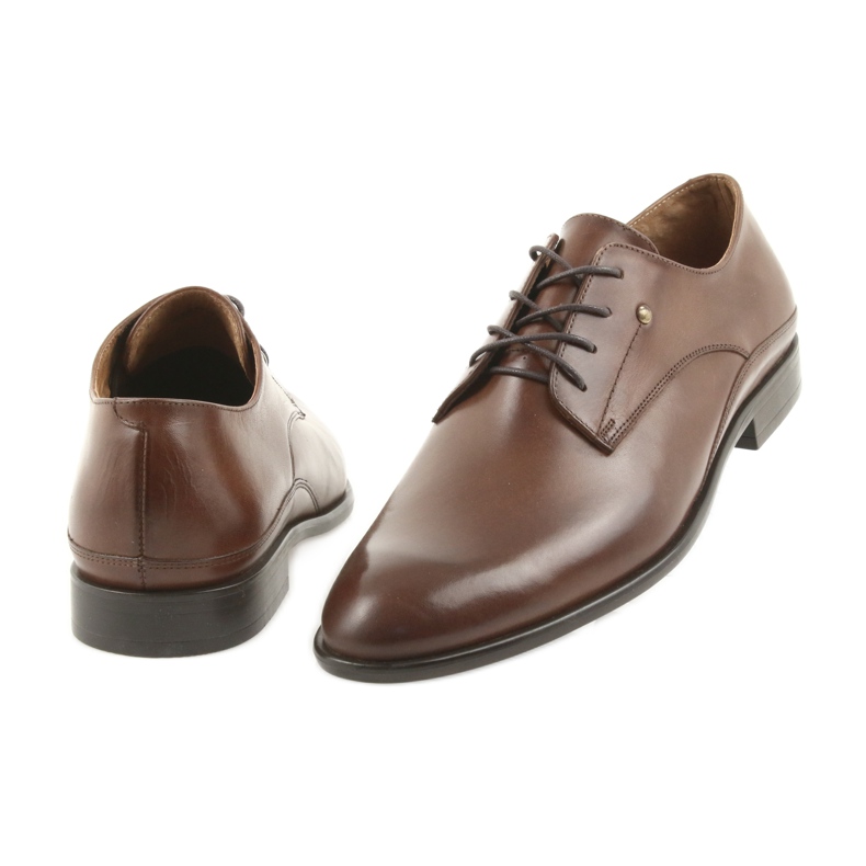 Chaussures à lacets Badura pour hommes 7777 marron brun 4