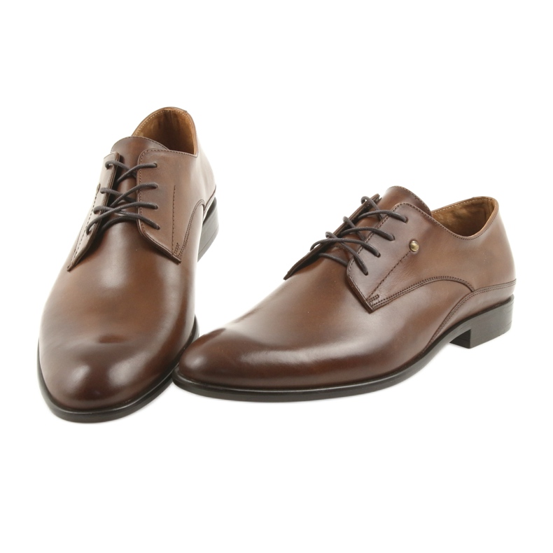 Chaussures à lacets Badura pour hommes 7777 marron brun 3