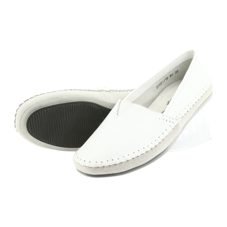 Mocassins femme Filippo 031 blanc gris 5