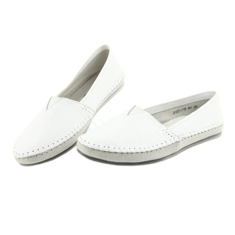 Mocassins femme Filippo 031 blanc gris 3