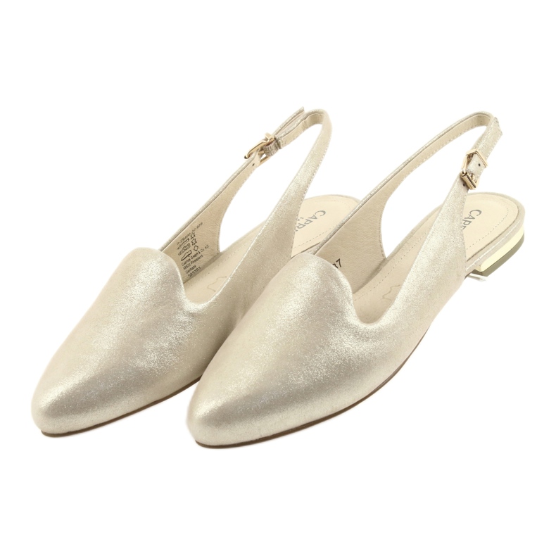 Caprice lordsy chaussures femme dorées 29400 3