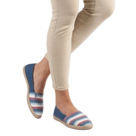 Sweet Shoes Slipons rayés bleu 2 Sweet Shoes Slipons rayés bleu 2