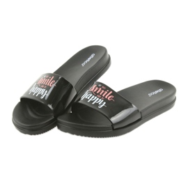 Chaussons femme Happy Atletico noirs 5