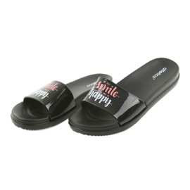 Chaussons femme Happy Atletico noirs 4