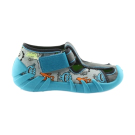 Chaussures enfant Befado 190P085 bleu gris 1